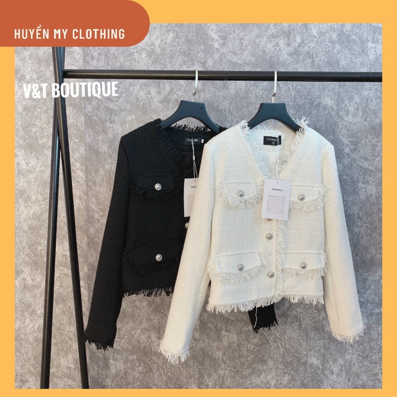 Áo dạ chanel siêu sang chảnh hàng Quảng Châu