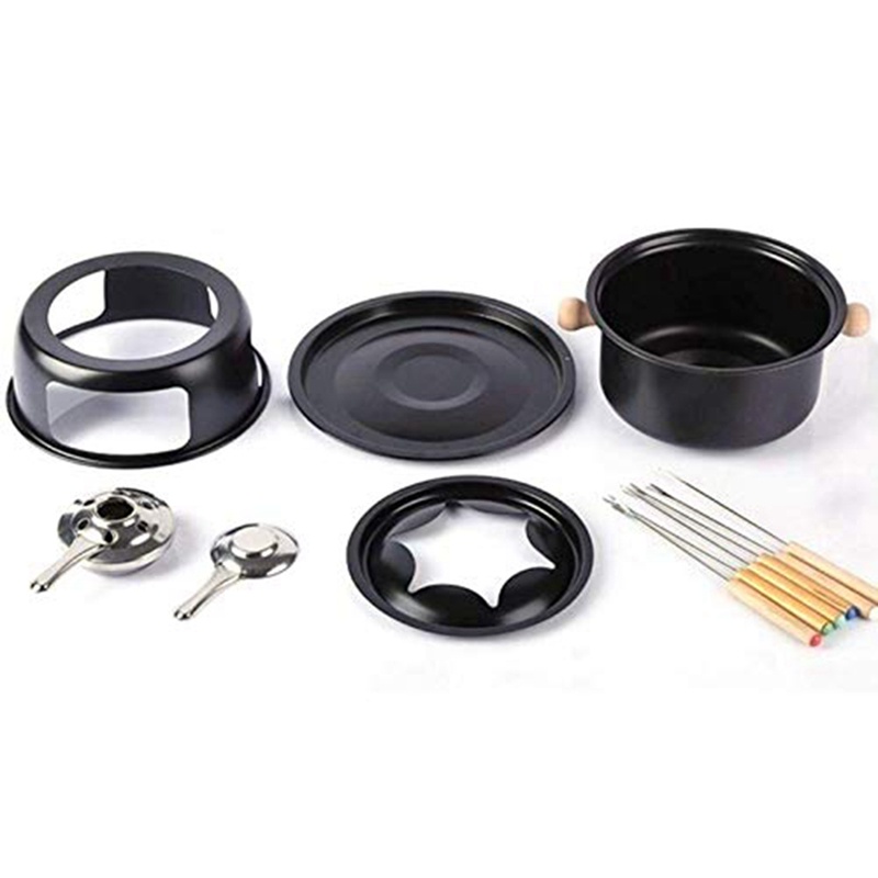 Bộ nồi nấu phô mai phô mai 6 ngăn bằng thép không gỉ