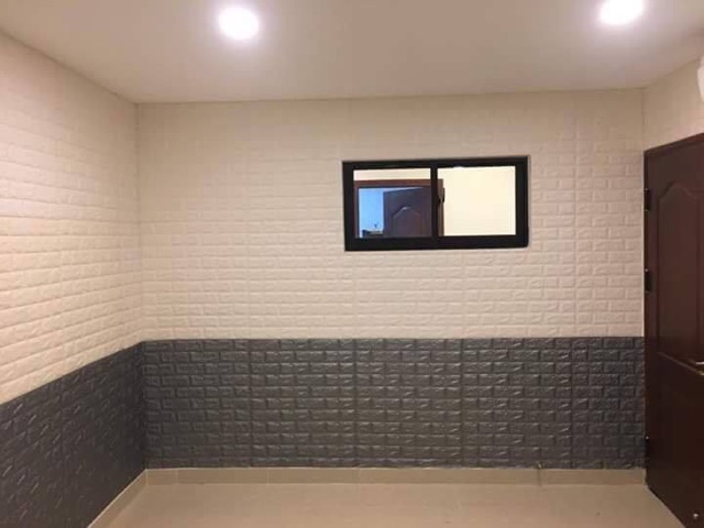 Xốp dán tường 4mm giả gạch, hoạt hình, giả gỗ, giả đá 3D cách âm, chống nóng