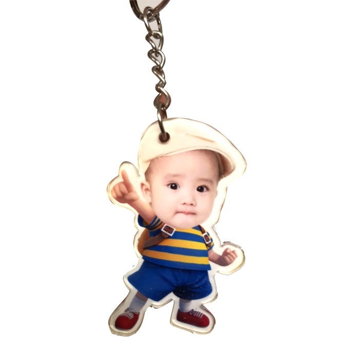 Móc khóa ghép hình CHIBI cho bé, CẮT HÌNH THEO NHÂN VẬT