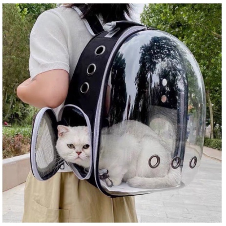 {MỚI VỀ} Balo Đựng Chó Mèo Trong Suốt Balo Phi Hành Gia Vận Chuyển Thú Cưng Tiện Lợi