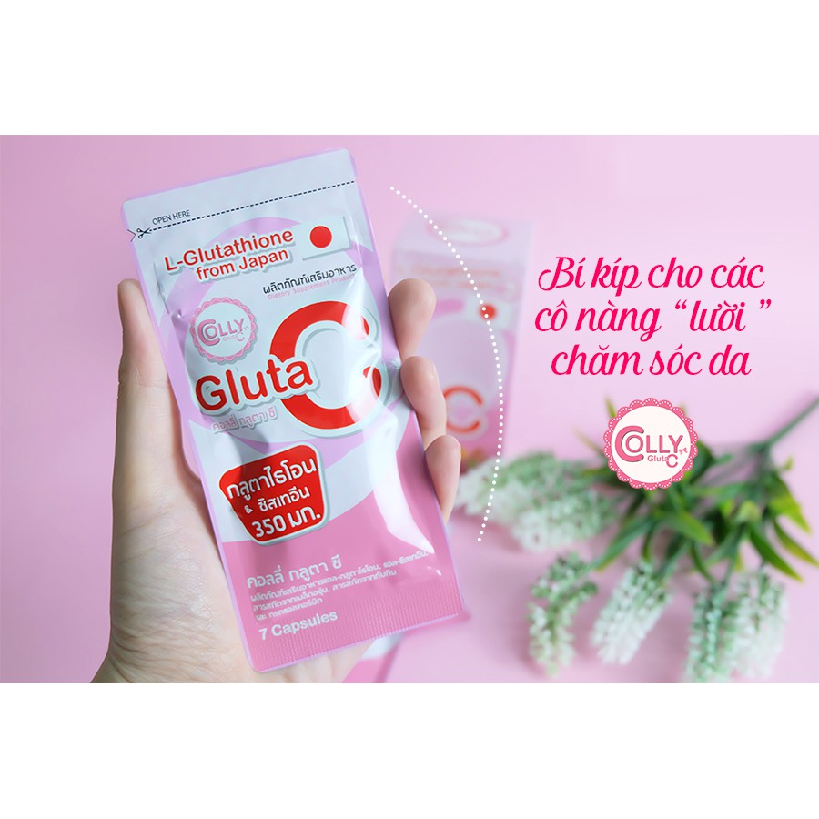 Viên uống trắng da toàn thân Gluta C từ Nhật Bản