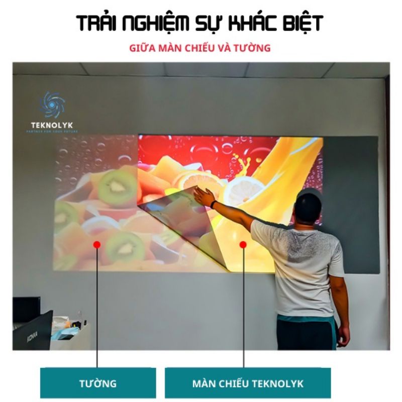 Máy Chiếu Mini X8 + Màn Chiếu 70inch - Android 4K - Hàng Chính Hãng