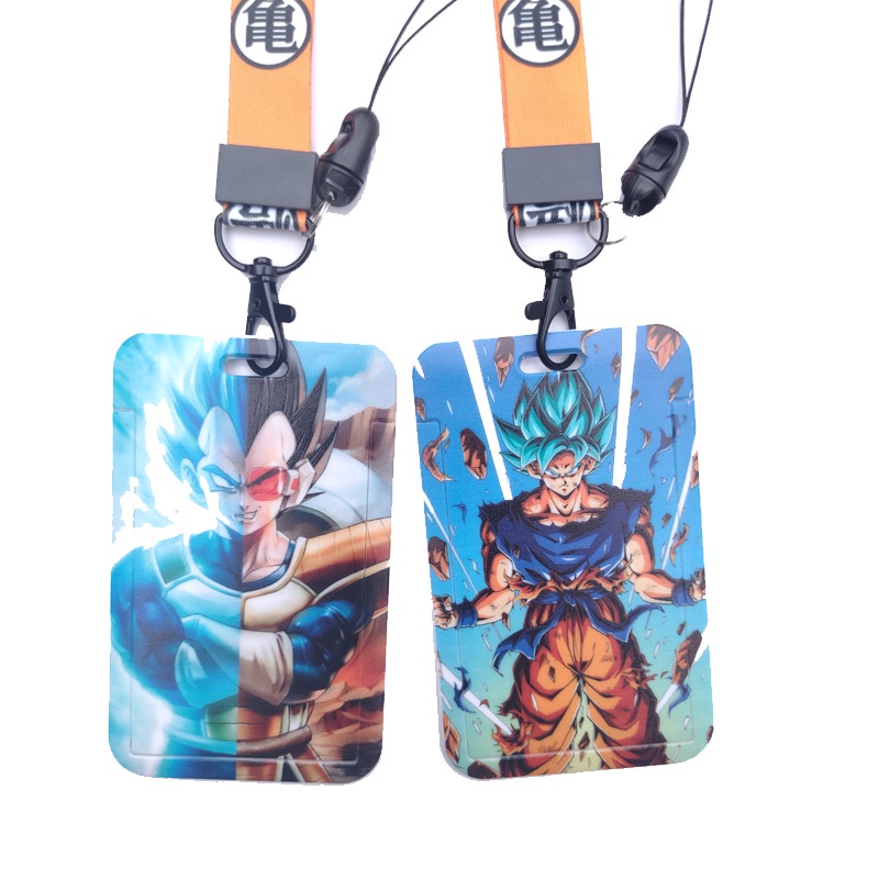 Dây Đeo Điện Thoại / Thẻ ID Bằng Silicon Họa Tiết Hoạt Hình Dragon Ball Sáng Tạo