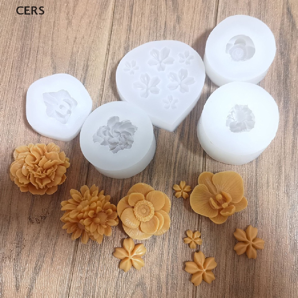 Khuôn Silicone Làm Bánh Hình Hoa Hồng 3D