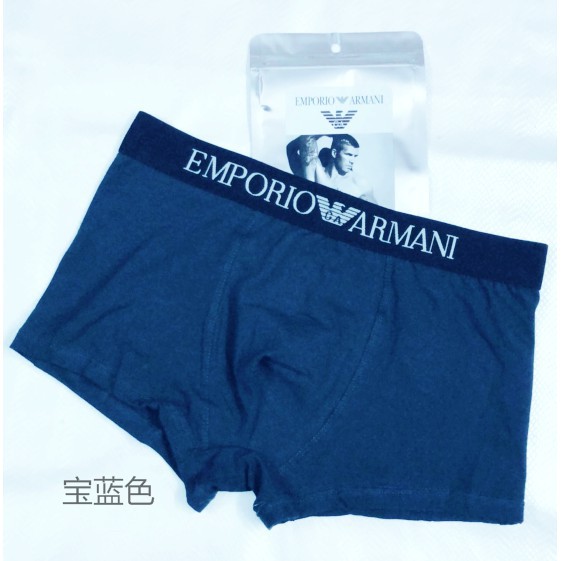 EMPORIO ARMANI 1 Quần Lót Boxer Armani Vải Cotton In Họa Tiết Thời Trang Cho Nam