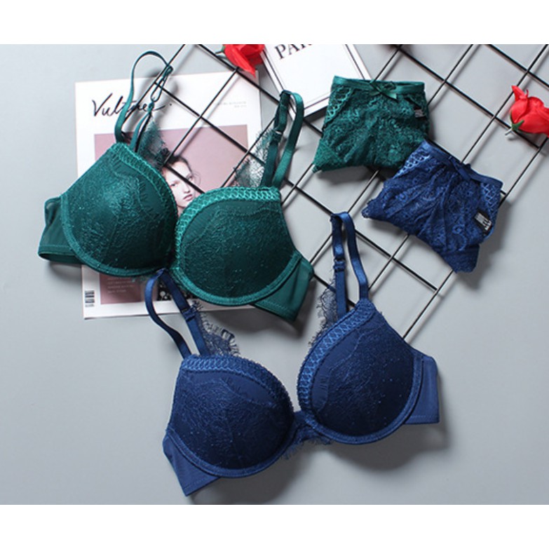Bộ Đồ Lót Có Gọng Nâng Ngực Quyến Rũ Mới S099