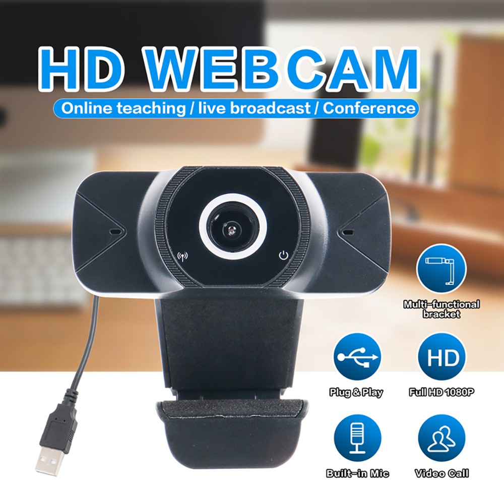 Webcam 1080p Cổng Usb Hỗ Trợ Quay Video / Live Stream