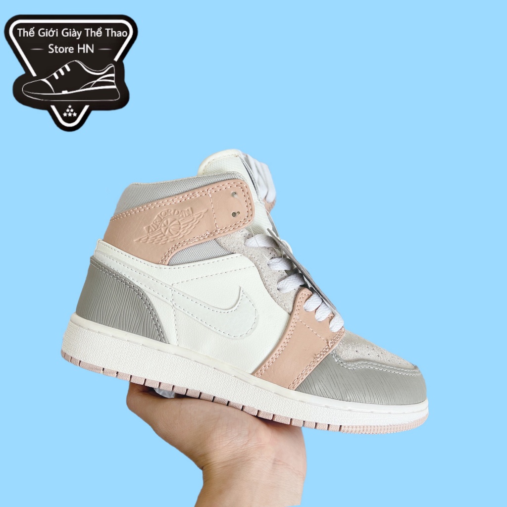 Giày Jordan Cổ Cao, Giày JD1 Milan High Hàng Cao Cấp Full Box Bill