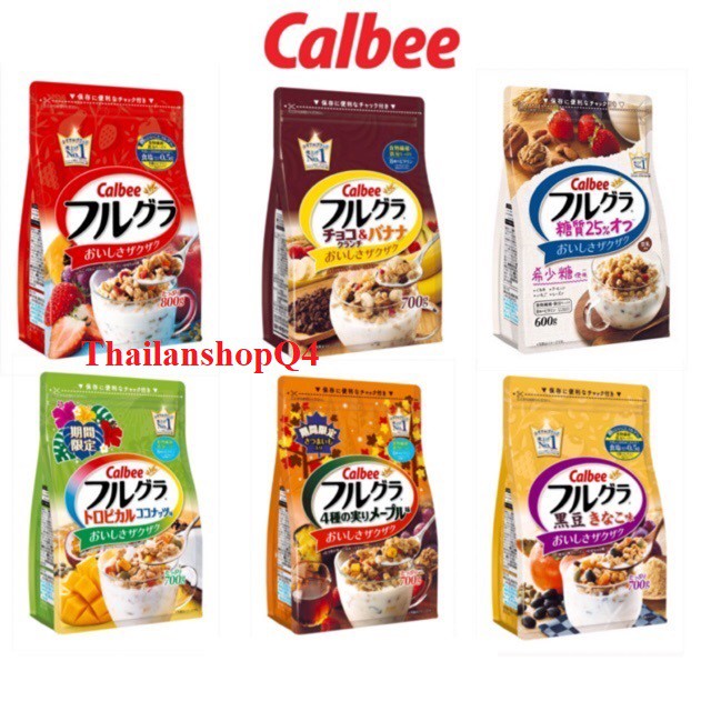 (HCM) Ngũ cốc Calbee 600g/800g Nhật Bản HSD 9/2022