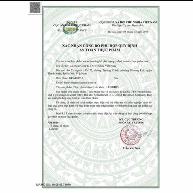 Vitamin D3 Lux kids nhỏ giọt hàng Đức chính hãng, cho bé khỏe, ngủ ngon hết mồ hôi trộm, rụng tóc vành khăn