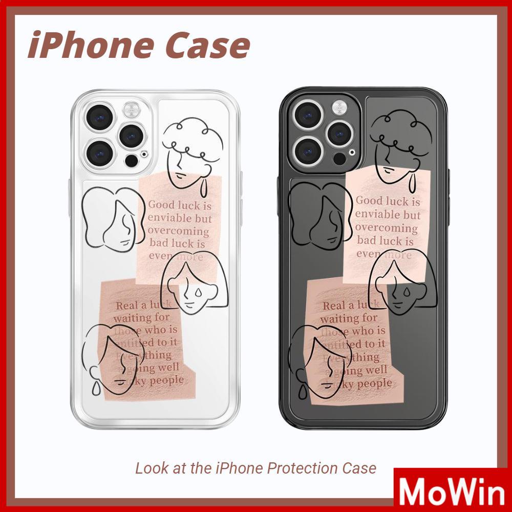 Ốp Điện Thoại Silicon Trong Suốt Viền Vuông Chống Sốc Bảo Vệ Camera Cho iPhone 13 Pro Max 12 Pro Max 11 7 Plus