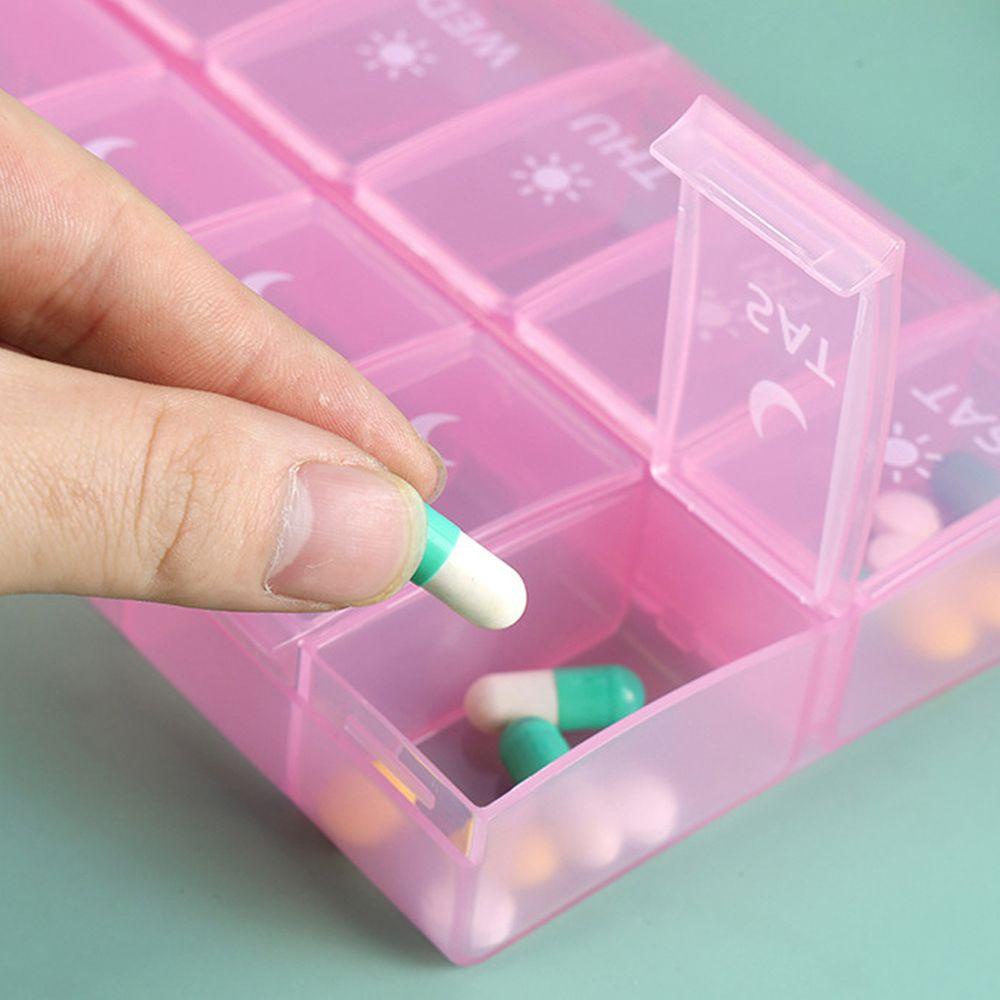 Hộp Đựng Thuốc 7 Ngày Nhiều Màu Tiện Dụng