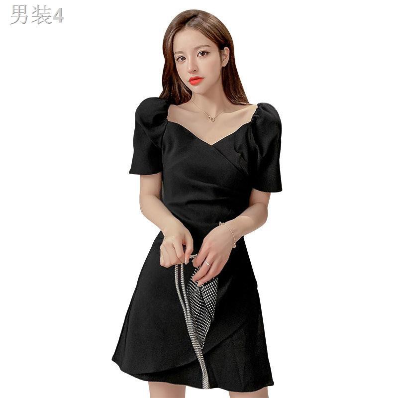 ♙Phiên bản sang trọng nhẹ của Hàn Quốc quần áo nữ mùa hè 2021 Tân nương thần rất quyến rũ và gợi cảm Váy ngắn ta