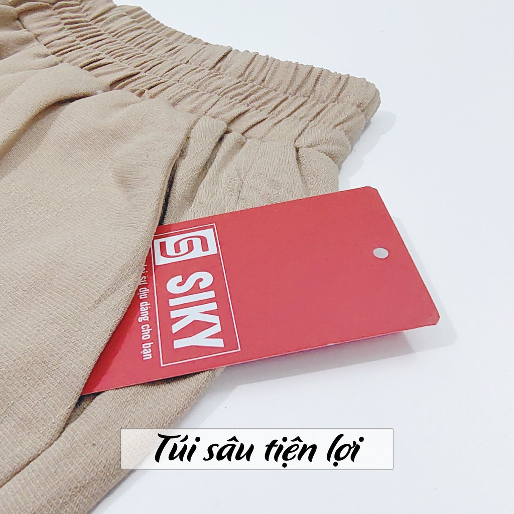 Quần đũi nữ baggy công, đũi hàn siêu mát - QD01