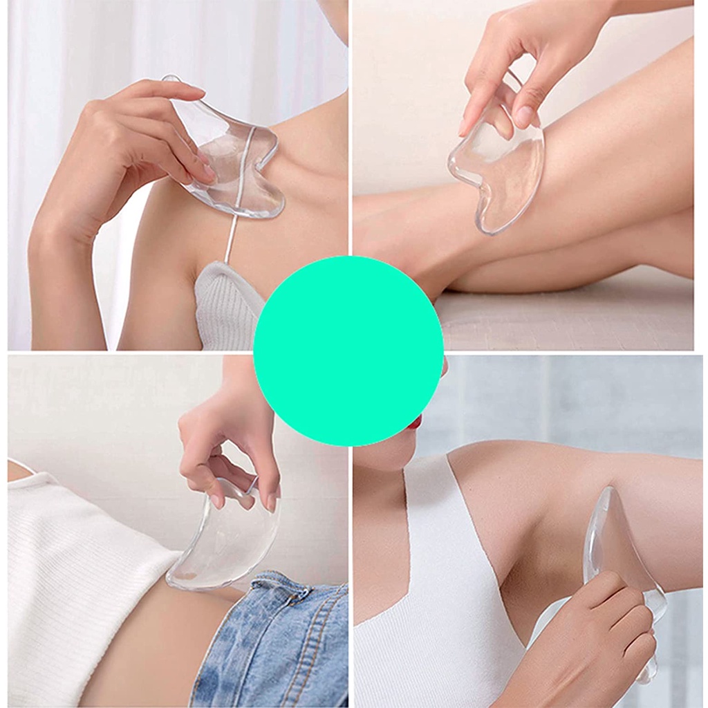 Dụng Cụ Mát Xa Gua Sha Pha Lê Tự Nhiên Bằng Nhựa Resin Tự Nhiên Cho Mặt Và Cơ Thể / Cơ Thể