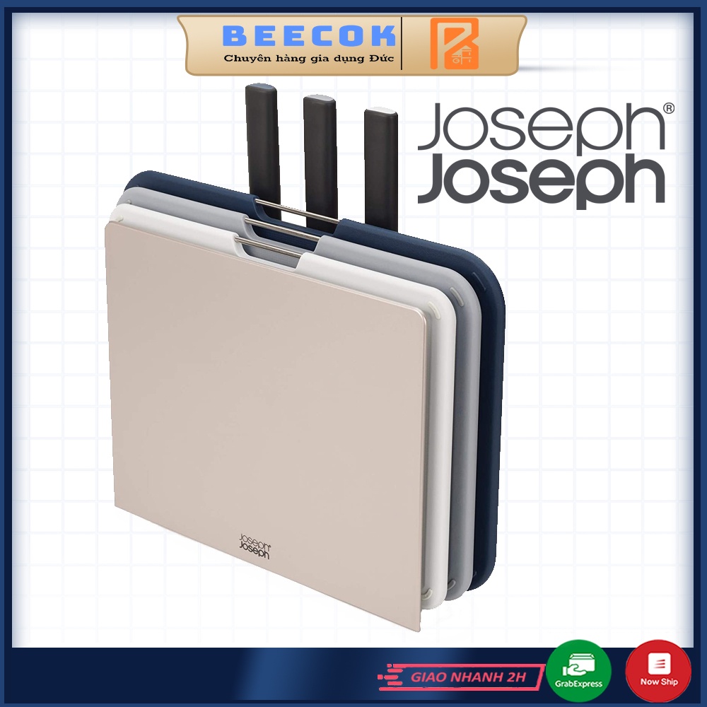 Set 3 thớt kháng khuẩn kèm dao Joseph Joseph 60194