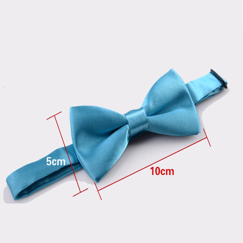 Nơ Đeo Cổ 10cm * 5cm Màu Đen / Trắng / Xanh Dương / Đỏ Dành Cho Trẻ Em