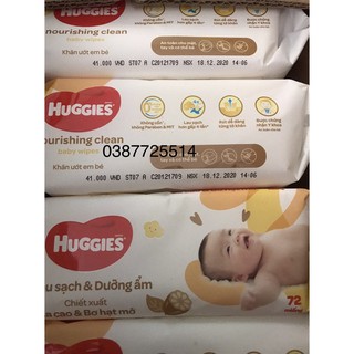 Khăn Giấy Ướt Huggies 72 Tờ