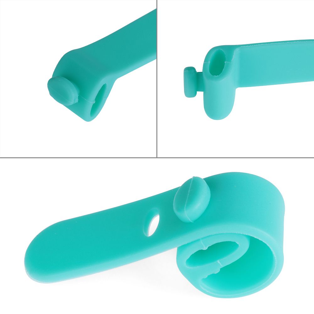 Set 4/8 phụ kiện quấn dây cáp xếp gọn bằng silicon mềm nhiều màu sắc