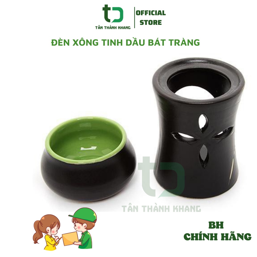 Xa Kho Đèn Xông, Đốt, Khuếch Tán Tinh Dầu Bát Tràng Dùng Nến - Hình Lục Giác Đẹp Lãng Mạn .