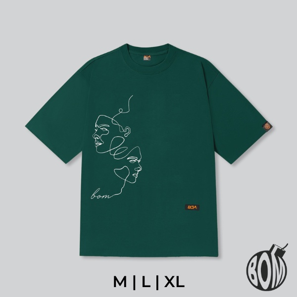 Áo thun FACE nam nữ - Áo phông Unisex vải Cotton - Bom Mode