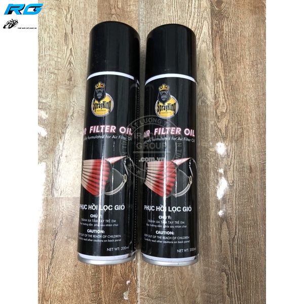 Tẩm dầu lọc gió Sprayking - Air Filter Oil 200ml