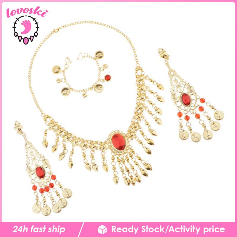 [Lovoski] Trang Sức Múa Bụng Ấn Độ