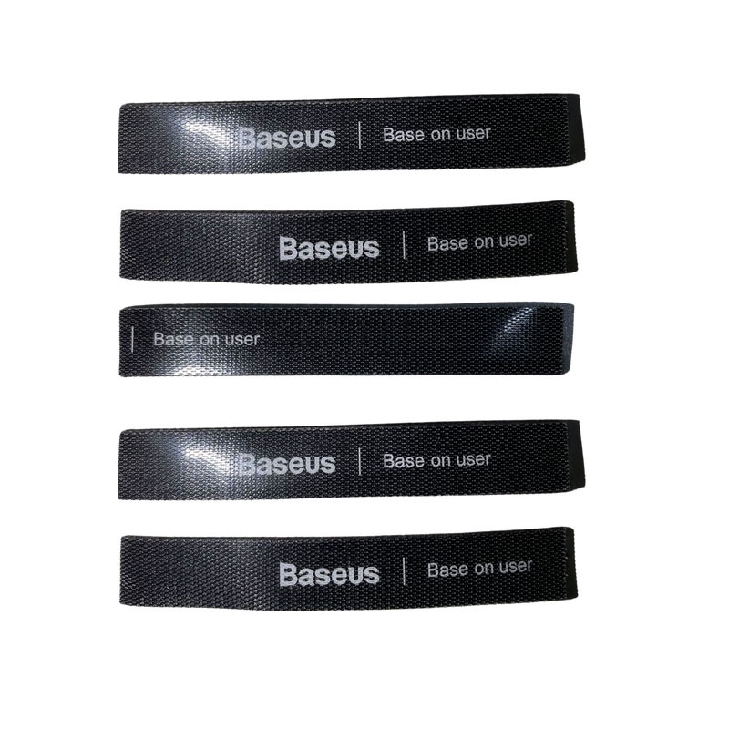 Set 5 Dây Quấn Dây Cáp Baseus 10Cm Không Cắt Chắc Chắn