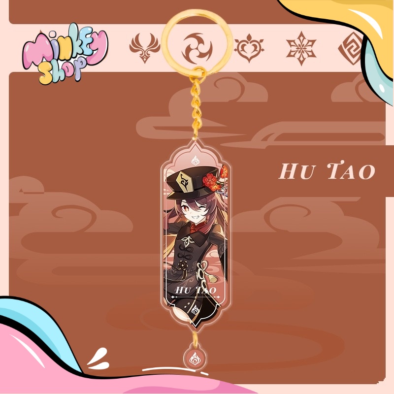 Móc Khóa GENSHIN Đẹp Dễ Thương phụ kiện ba lô, phụ kiện túi xách cute 02MKGEN-Minkey