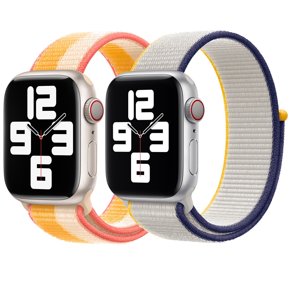 Dây Đeo Bằng Nylon Cho Đồng Hồ Thông Minh Apple Watch Series 7 6 5 43 21 SE 41mm 45mm 40mm