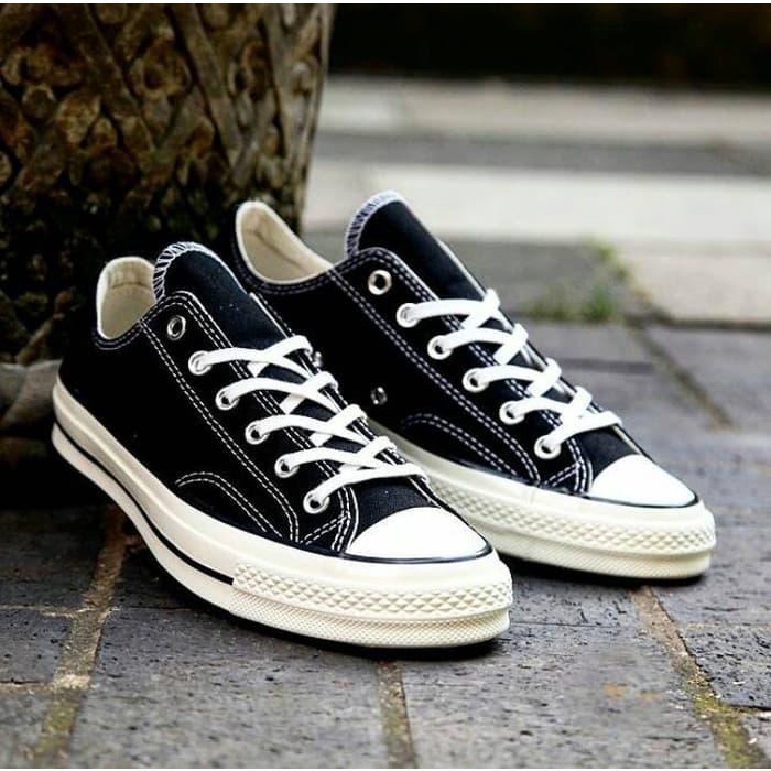 Giày Converse 1970s Cổ Thấp Giày CV Đen Thể Thao Nam Nữ Mũi Bóng Lót Xanh | BigBuy360 - bigbuy360.vn