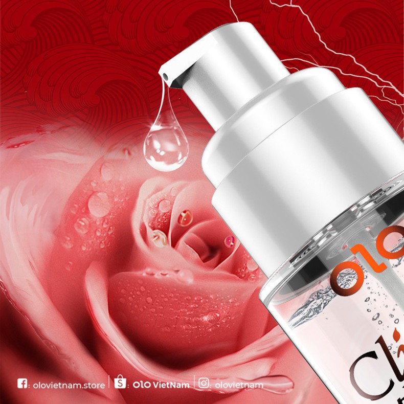 Gel bôi trơn OLO Climax Pleasant Lift gốc nước, tăng hứng thú cho nữ mùi cherry 20ml