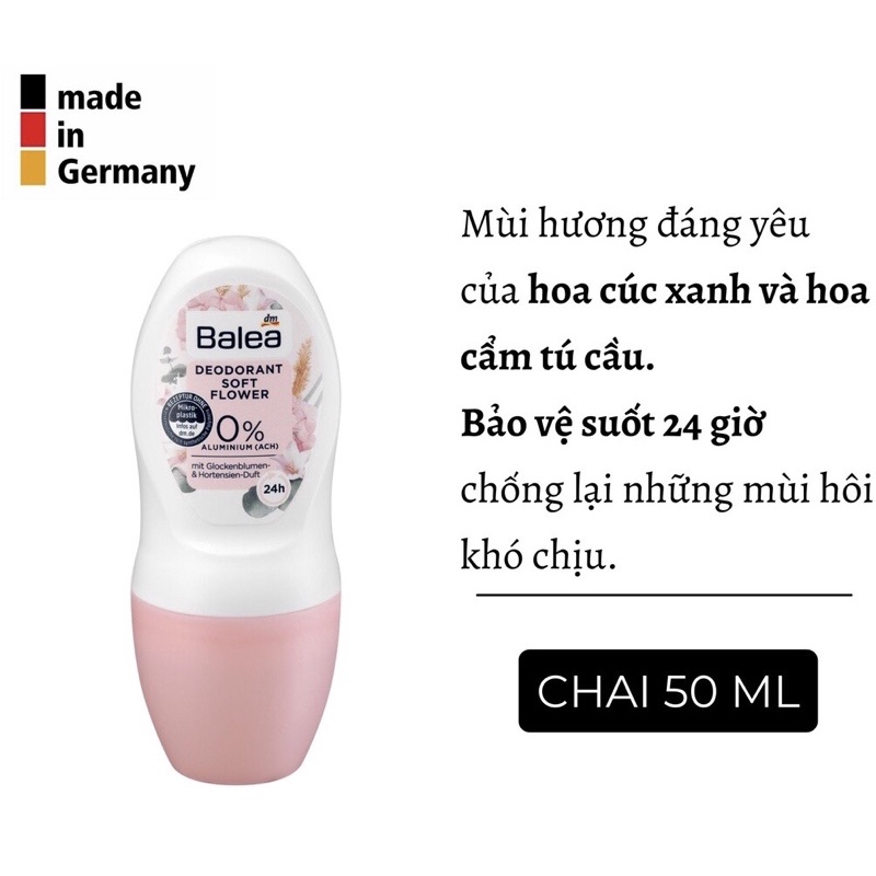 LĂN KHỬ MÙI BALEA[ HÀNG ĐỨC ] NGĂN MỒ HÔI, SIÊU KHÔ THOÁNG