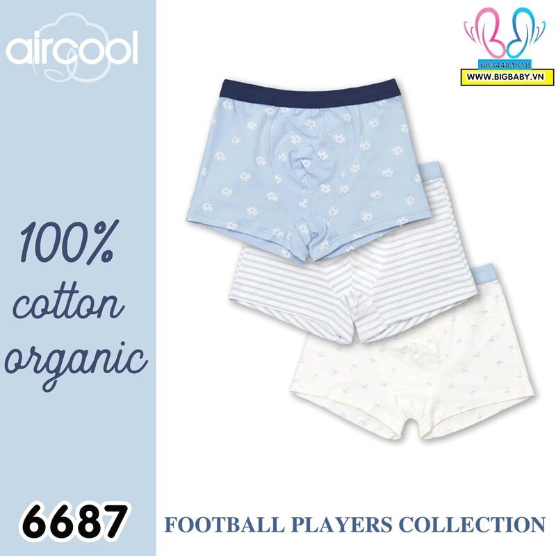 SET 3 CHIP ĐÙI BÉ TRAI AIRCOOL 6687