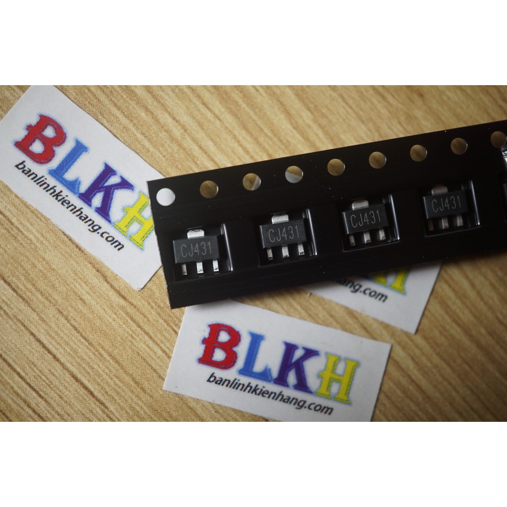 10 IC nguồn TL431 CJ431 431 SOT-89 chính hãng