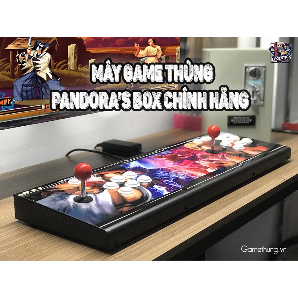 [Gamethung.vn] Máy Game Thùng Pandora's Box &quot;Bản Cao Cấp&quot; | Sẵn Game | Sản Xuất &amp; Thiết Kế Tại Xưởng (Tặng 2 Gù Dài)