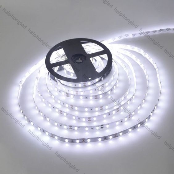 Cuộn led dây dán 12v 5054 cuộn 5m đơn sắc trắng vàng trang trí , dải đèn led siêu sáng cao cấp