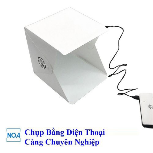 Hộp đèn studio ảnh size 22cm x 25cm ảnh chụp nhẹ nhàng ảnh studio set sản phẩm hộp đèn chụp mini