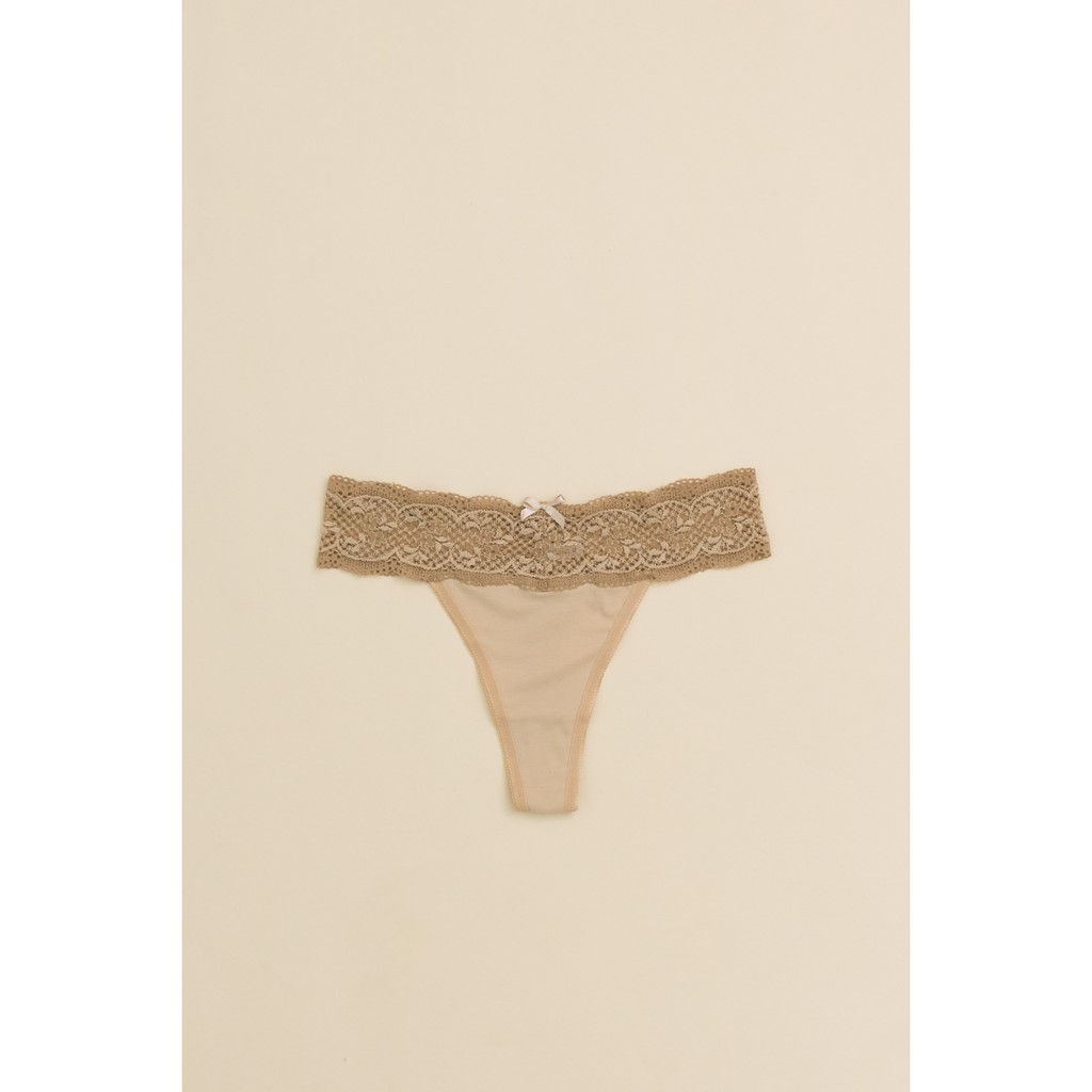 Quần lót lọt khe thun phối ren Lamluy | BigBuy360 - bigbuy360.vn