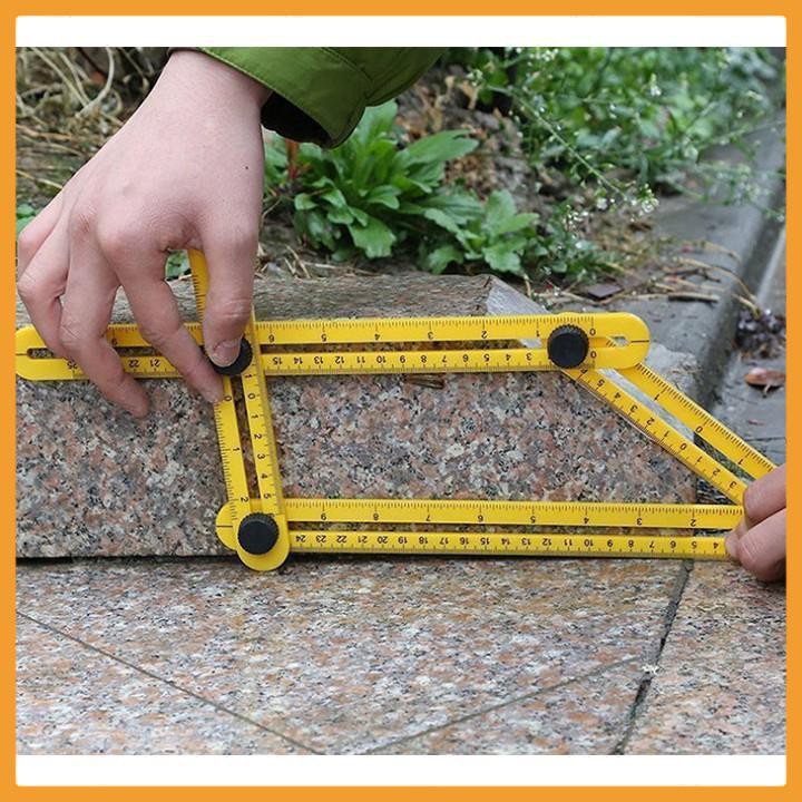 Thước chép hình nhựa vàng , thước cữ khoan ống nước , thước định vui lỗ khoét ... hàng công ty