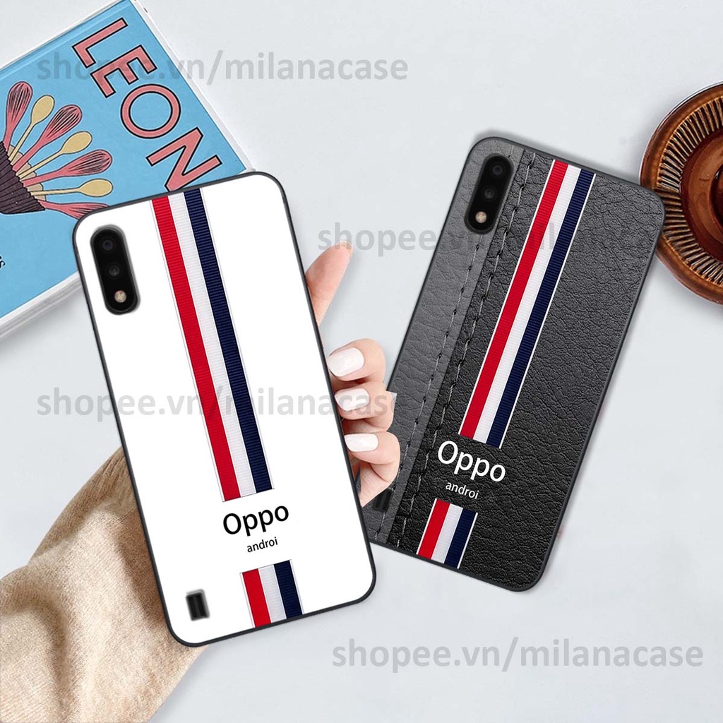 Ốp Samsung A01 / A02 in giả da phong cách thể thao, cá tính, thời trang