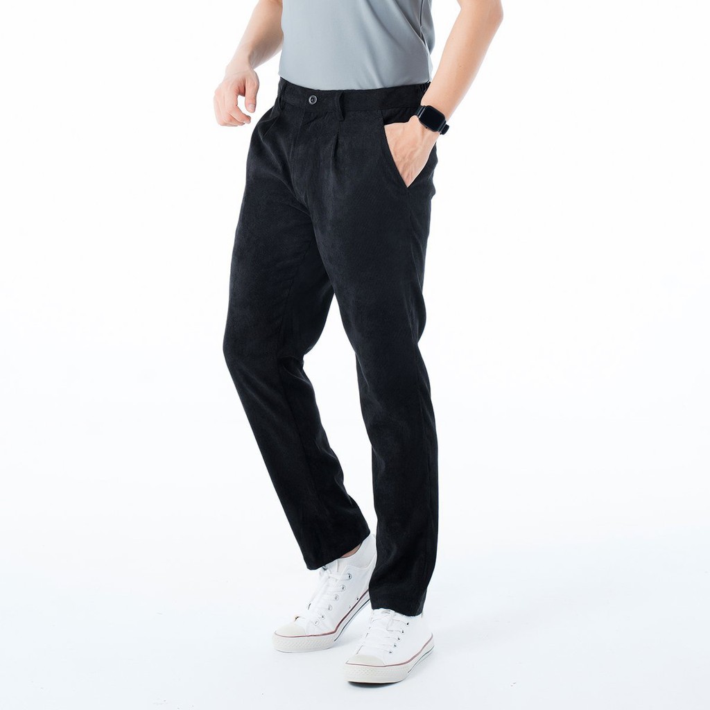 Quần Baggy Nhung Tăm Nam ROUGH Outfit Phong Cách Hàn Quốc, Trẻ Trung, Cá Tính