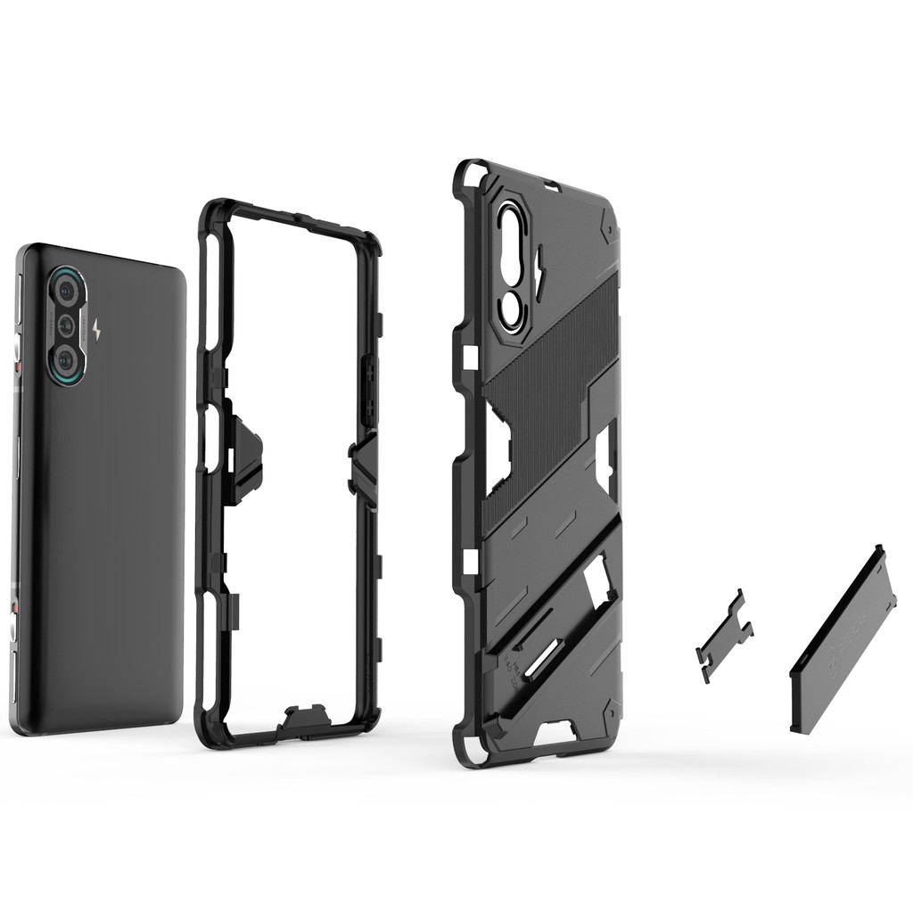 ỐP LƯNG REDMI K40 GAMING / POCO F3 GT IRON MAN VER 2 CHỐNG SỐC THỜI TRANG CAO CẤP