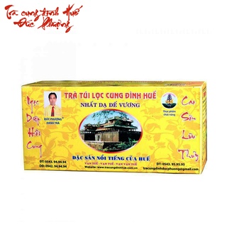 Hộp 30 gói trà túi lọc cung đình huế royal tea bag đức phượng