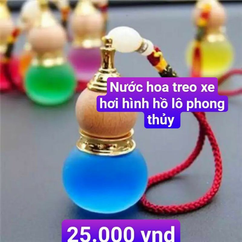 Nước hoa treo xe hơi hình hồ lô phong thủy &lt;br&gt;