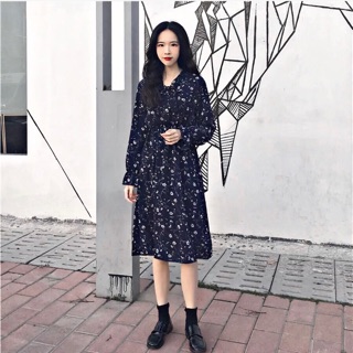 [Có sẵn] Váy hoa nhí daisy - xanh
