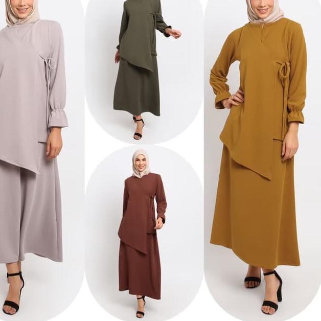 Đầm Dài Tay Ngắn Thời Trang Cho Phụ Nữ Hồi Giáo Y8