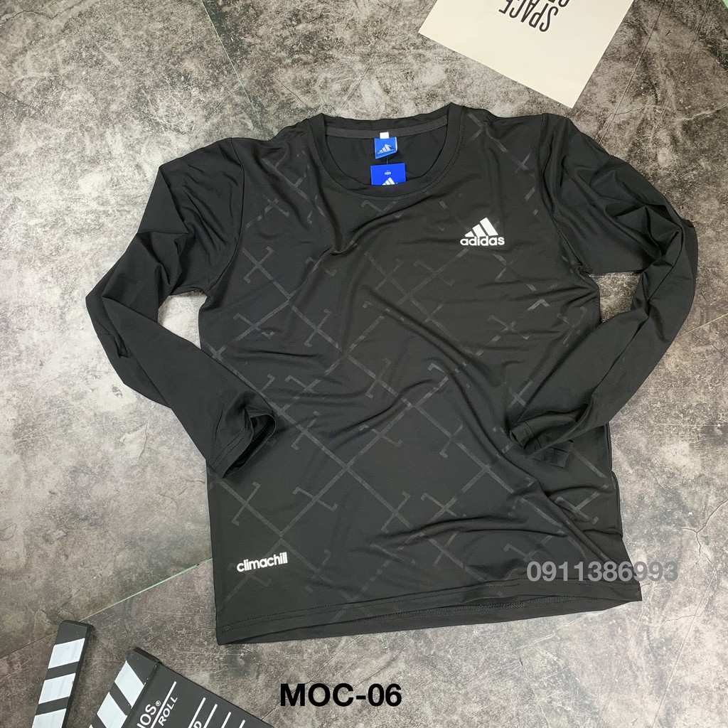 ÁO GIỮ NHIỆT NAM ÁO GYM NAM THUN LẠNH 4 CHIỀU VÂN VUÔNG | BigBuy360 - bigbuy360.vn