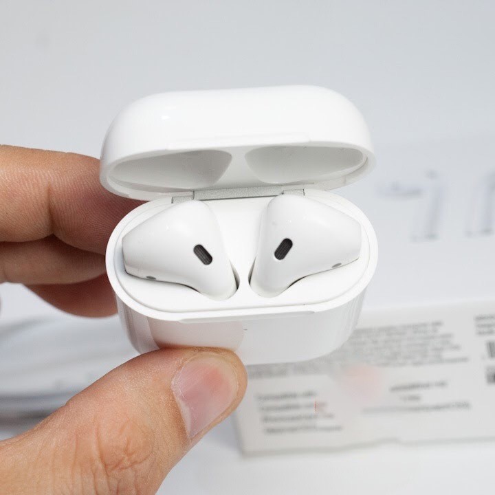 [AIRPODS 2] Tai Nghe Bluetooth Đầy Đủ Tính Năng (Định Vị, Đổi Tên, Sạc Không Dây, Tháo Tai Dừng Nhạc) (Bảo Hành 1 Đổi 1)